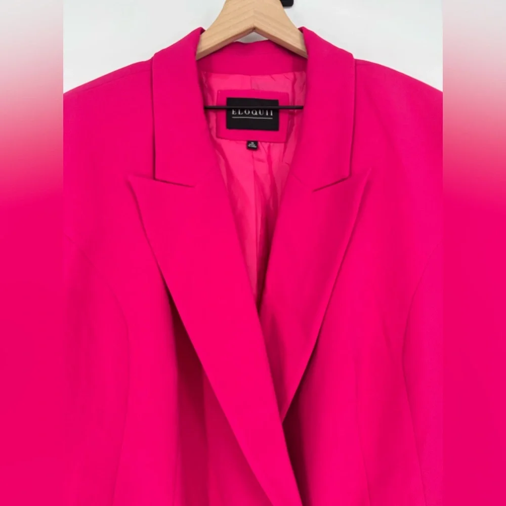 Eloquii Pink Blazer - Picture 7 of 10